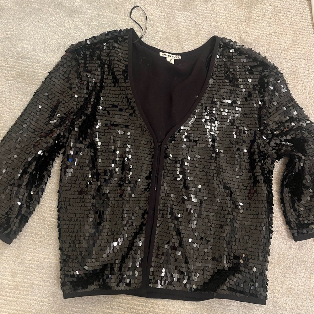 Whistles Elegant Black Top